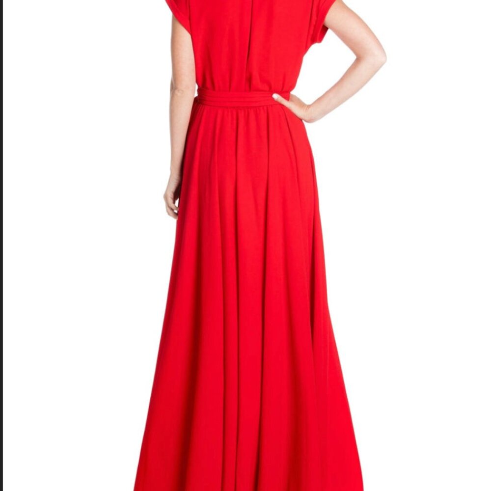 NWT Meghan Fabulous Cherry red jasmine Maxi Dress XXL - Picture 2 of 3